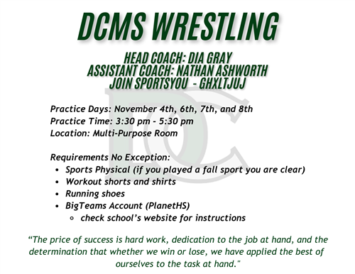 Wrestling Instructions